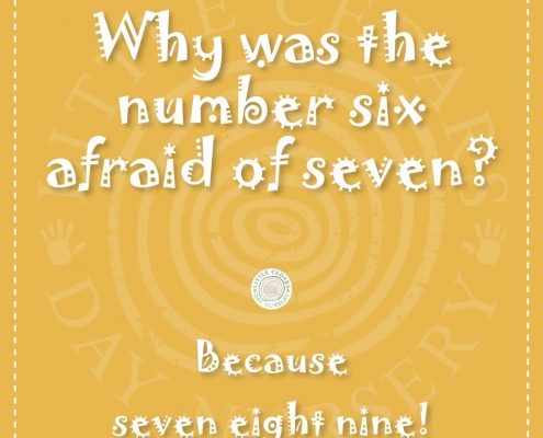 Number-6-joke Why was the number 6 afraid of 7?