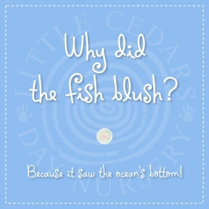 Why did the fish blush?