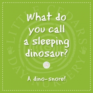 What do you call a sleeping dinosaur?