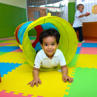 Check children are happy at the nursery