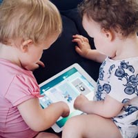 Toddlers now confidently navigate digital platforms and use touchscreen devices unaided