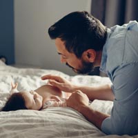 An eligible father/partner of the mother can take 1 or 2 weeks of Statutory Paternity Leave when their partner has a baby