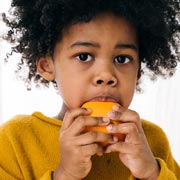 Vitamin C should be included in the meals as this binds to any phytates, which otherwise block the absorption of iron.