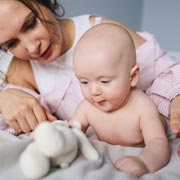 Tummy Time allows babies to better explore to gain improved sensory perception of everything in their immediate vicinity.