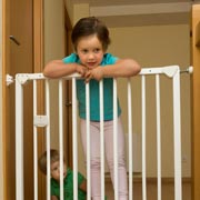 Safety gates are a great way to keep your child confined to a safe, controlled area, particularly near stairs.