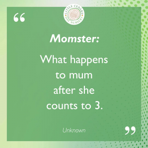 Momster: What happens to mum after she counts to 3.