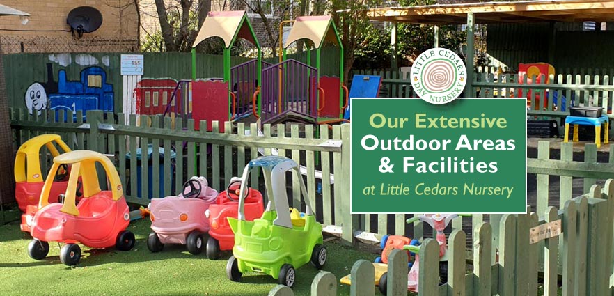 Extensive Outdoor Areas & Facilities at Little Cedars Nursery, Streatham