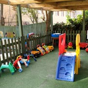Just one small area of our extensive outdoor play area.