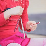 There are lots of simple ways children can begin to learn to play music themselves.