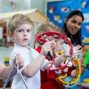 Music is a natural way to encourage listening and that's even more true when children learn to play music themselves.