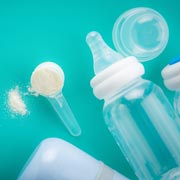 Bottles, formula milk and sterilising equipment are often available at baby banks. Bottles, formula milk and sterilising equipment are often available at baby banks.