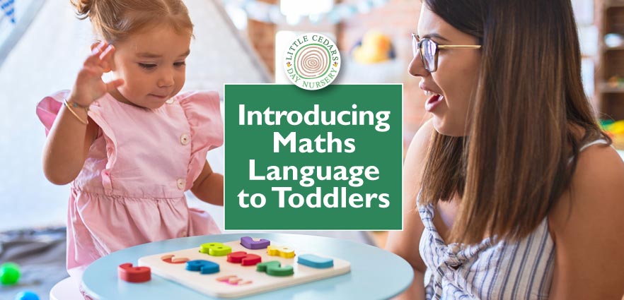 Introducing Maths Words, Language & Concepts to Toddlers