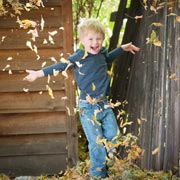 Autumn leaves are rather like nature's confetti.