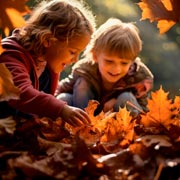 Nature 'treasure' or 'scavenger' hunts are great fun, and also educational, for children.