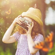 Encourage children to take photographs when taking part in outdoor activities.