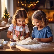 Mixing flour with baby oil or vegetable oil will create a soft, mouldable cloud dough that feels like wet sand.