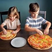 Provide ready-made bases, tomato sauce, cheese, and toppings for kids to assemble their own mini pizzas.