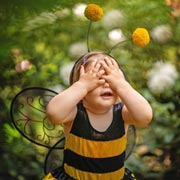 Bee fancy dress can be fun for children under five on World Bee Day!