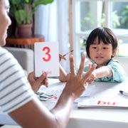Early parental help can significantly boost children's understanding of numbers, counting, and maths terminology.