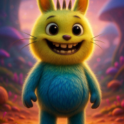 Child's drawing of alien transformed by ChatGPT Child's drawing of alien transformed by ChatGPT